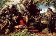 Maclise, Daniel King Cophetua and the Beggarmaid china oil painting reproduction